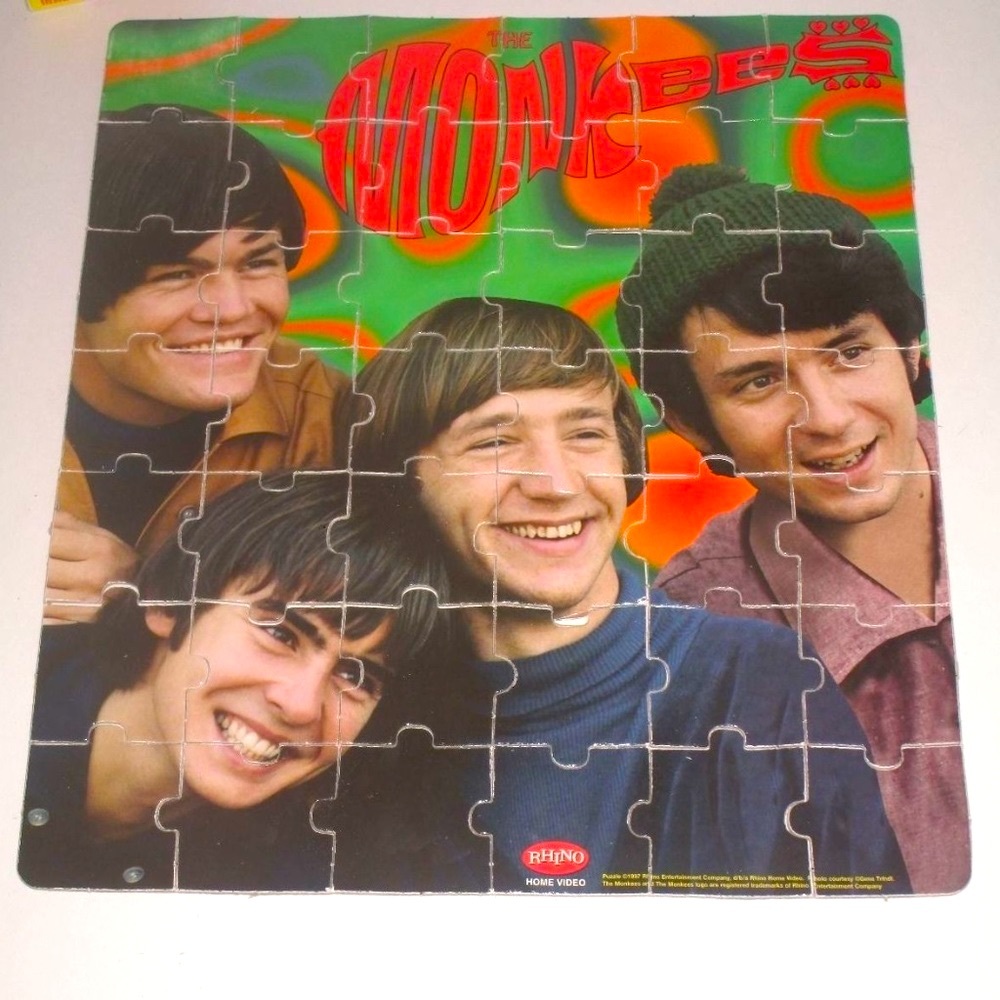 The Monkees Vintage Jigsaw Puzzle Wall Decor